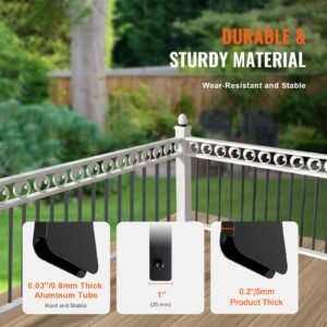staircase metal balusters 3228 x 1 x 02 flat aluminum alloy decorative banister spindles 51 pack deck baluster with screws classic hollow deck railing satin black powder coated for porch 1.jpg