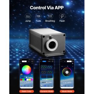 starlight headliner kit 550 pcs 003 in 98 ft 16w twinkle fiber optic star ceiling lights for car bluetooth app remote control sound activated rgbw light engine for home bed room decor 4.jpg