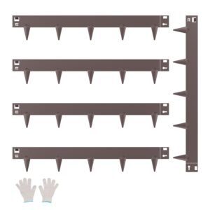 steel landscape edging 5 packs 39 x 3 in rust resistant metal landscape edging bendable garden edging border heavy duty lawn edging easy to install flower bed yard pathway divider brown 5.jpg