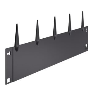 steel landscape edging 5 packs 39 x 5 in rust resistant metal landscape edging bendable garden edging border heavy duty lawn edging easy to install flower bed yard pathway divider black.jpg