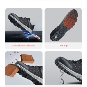 steel toe shoes for men us size 115 wide mens cushion sport safety toe athletic work shoe indestructible safety sneakers lightweightbreathable industry construction work shoes black 3.jpg