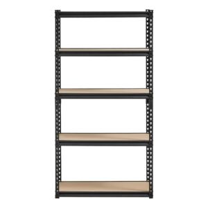 storage shelves 2000 lbs 5 tier garage storage shelving 16 d x 32 w x 628 h adjustable metal shelves for garage shelves utility rack shelf ideal for kitchen warehouse basement black 5.jpg