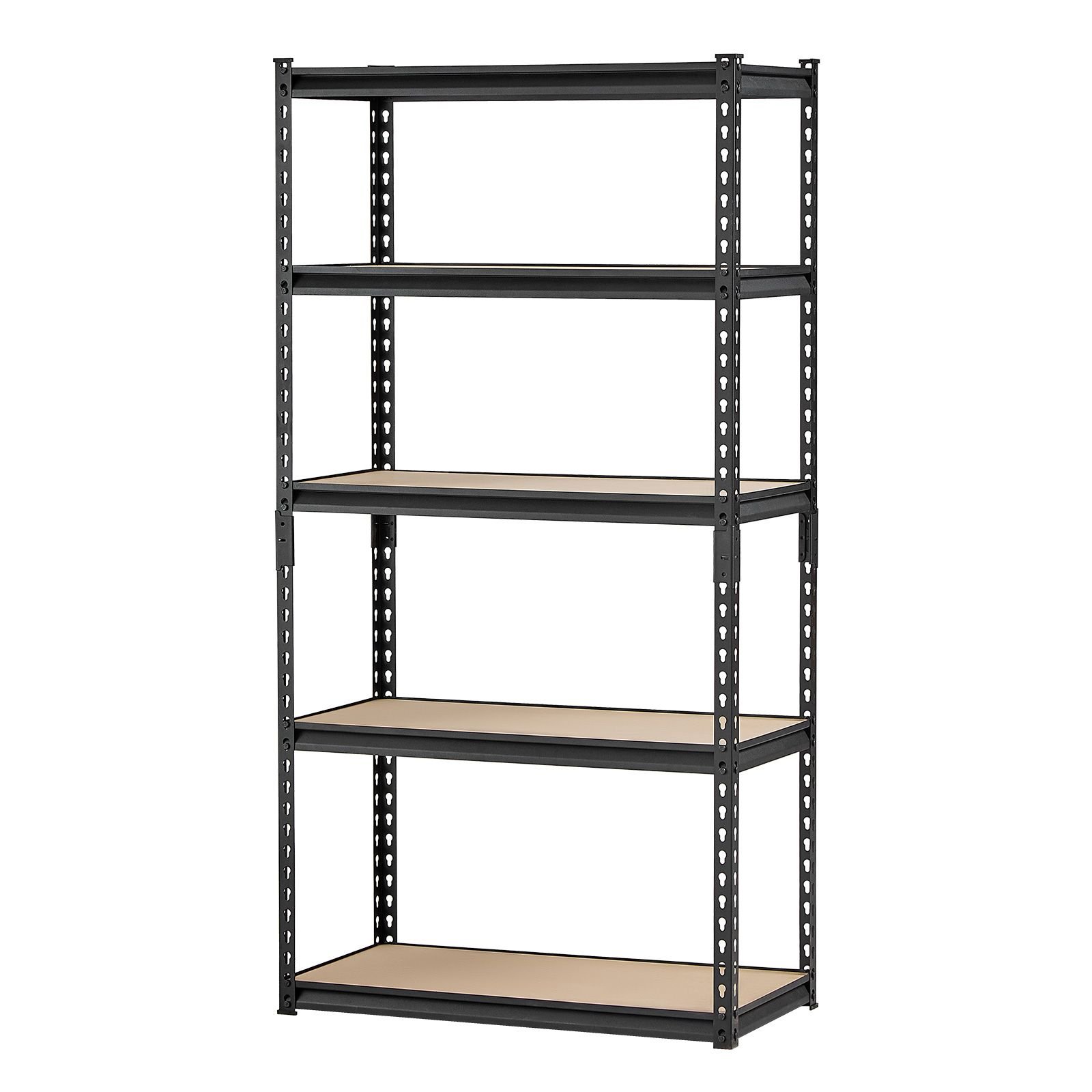 storage shelves 2000 lbs 5 tier garage storage shelving 16 d x 32 w x 628 h adjustable metal shelves for garage shelves utility rack shelf ideal for kitchen warehouse basement black.jpg