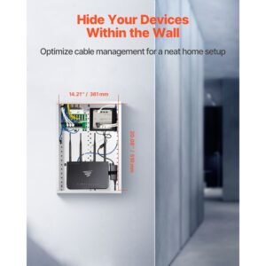structured media enclosure 20 inch recessed in wall media box with cover wall mount cable management box kit structured wiring multi media cabinet cold rolled steel for tv home theater 1.jpg