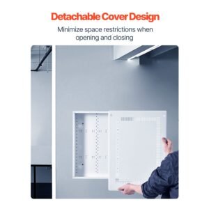 structured media enclosure 20 inch recessed in wall media box with cover wall mount cable management box kit structured wiring multi media cabinet cold rolled steel for tv home theater 5.jpg