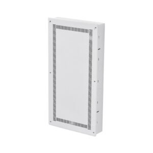 Structured Media Enclosure, 28-Inch, Recessed in-Wall Media Box with Cover, Wall-Mount Cable Management Box Kit, Structured Wiring Multi-Media Cabinet, Cold-Rolled Steel, for TV Home Theater