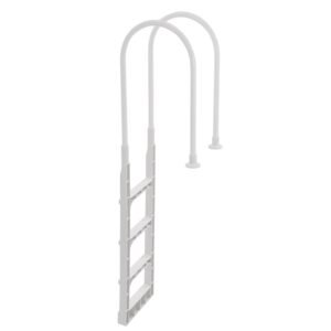Swimming Pool Ladder, 4-Step Double Handrails Stair, Non-slip Thickened Heavy Duty Steps, Load Capacity 300 lb, for 48-54 In Inground & Above-ground Pools of Any Deck Surface Indoor & Outdoor