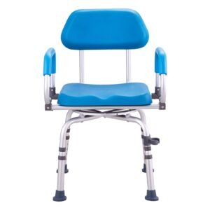 swivel shower chair 360 degree adjustable shower seat with pivoting arms padded bath seat for inside shower or tub non slip rotating bathtub chair for elderly disabled 300lbs capacity.jpg