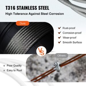 t316 stainless steel cable 18 7x7 steel wire rope cable 500ft cable railing transport wire rope cable for railing decking diy balustrade 2.jpg