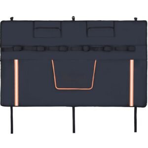tailgate bike pad 62 truck tailgate pad carry 6 mountain bikes tailgate protection pad with reflective strips and tool pockets tailgate pad with rear camera opening for pickup trucks 5.jpg