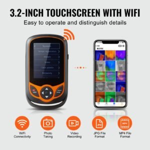 thermal imaging camera 256 x 192 ir resolution infrared thermal imager with wifi 25hz refresh rate thermal camera pocket with 32 touch screen 03mp visual camera 4 1022 fahrenheit ip54 2.jpg