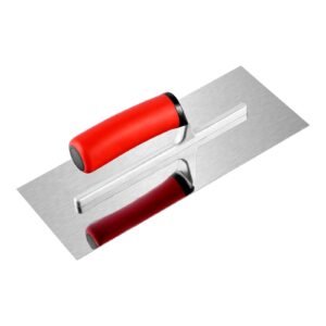 tile tools stainless steel flat finishing trowel 109 x 44 in concrete cement drywall plastering tile masonry construction hand tools with handle for apply spread flatten smooth polish 1.jpg