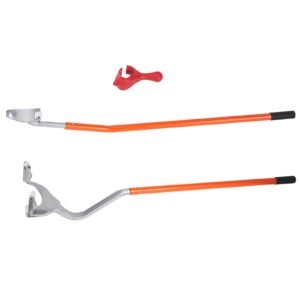 tire mount demount tool 225 245 manual steel tire changer mount demount removal tool with extra bead holder tubeless truck bead breaker 3 pcs tire changing tools orange 4.jpg