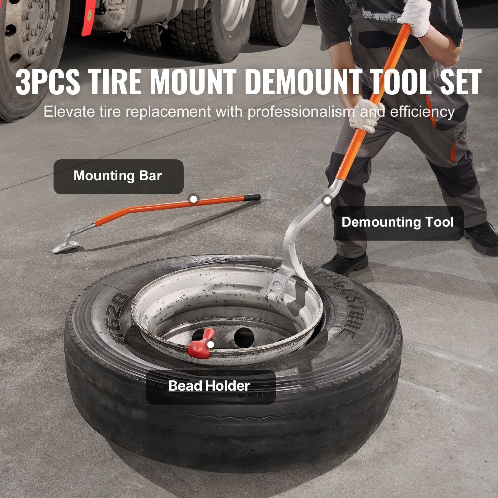tire mount demount tool 225 245 manual steel tire changer mount demount removal tool with extra bead holder tubeless truck bead breaker 3 pcs tire changing tools orange.jpg