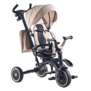 Toddler Tricycle & Stroller for 18 Months to 5 Year Old, 7-in-1 Kids Trike with Parent Push Handle, Canopy, Rotating Seat and Storage, Tricycle for Toddlers, Birthday Toy for Boys and Girls