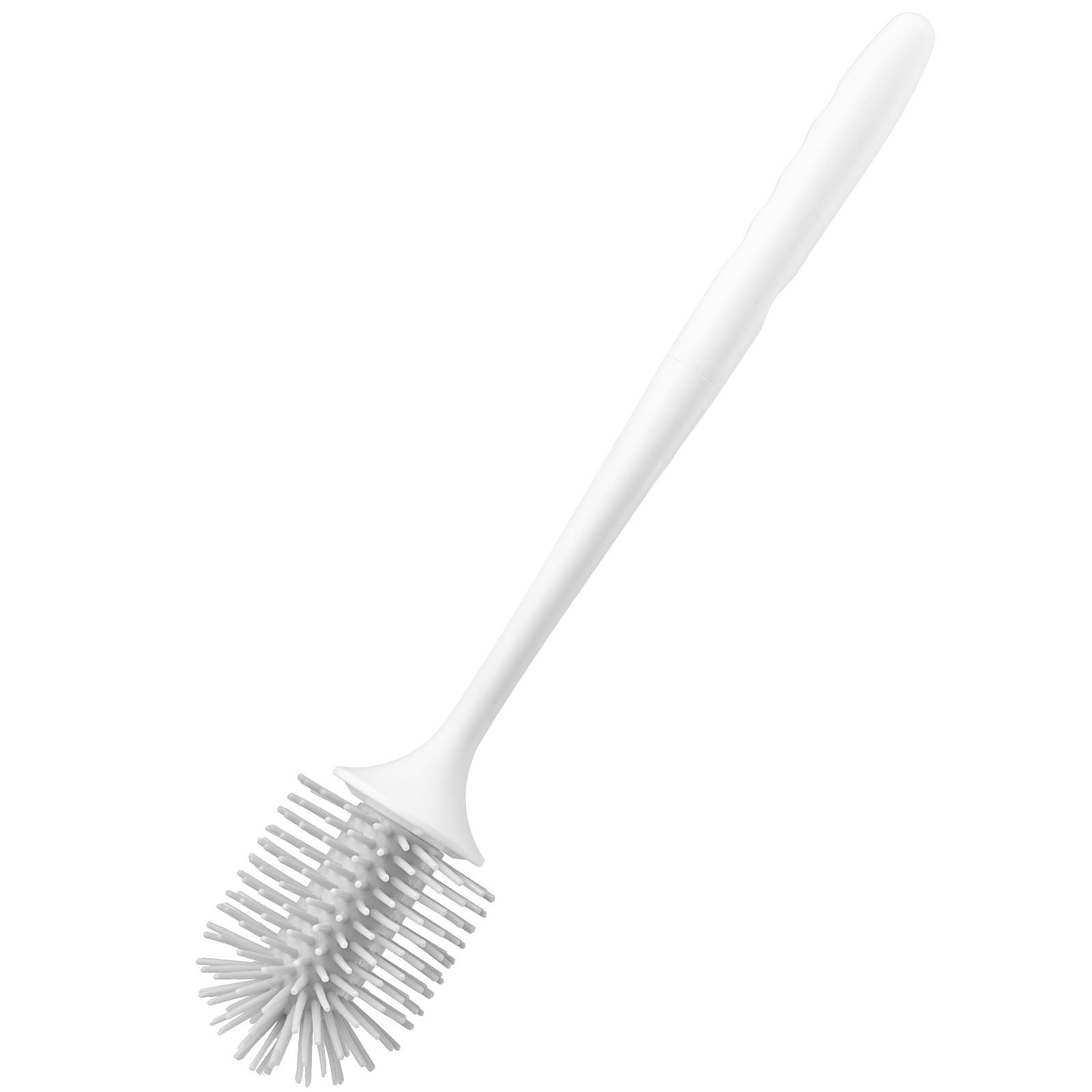 toilet brush and holder set toilet bowl brush and holder with comfortable pp handle compact bathroom scrubber cleaner deep cleaning and drip proof for bathroom rv toilets white grey.jpg