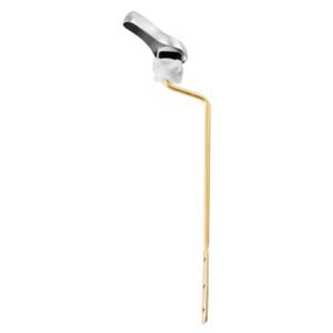toilet handle replacement kit side mount universal toilet handle toilet handle lever with stainless steel flapper chain toilet flush handle fits various toilet tanks chrome finish silver 4.jpg