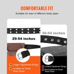 tool belt adjusts from 29 inches to 54 inches polyester heavy duty tool pouch bag detachable tool bag for electrician carpenter handyman woodworker construction framer brown 2.jpg