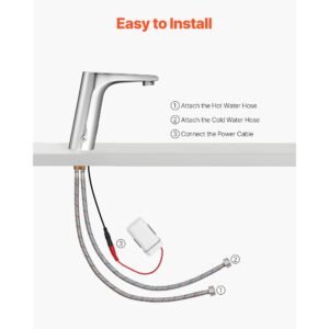 touchless bathroom sink faucet automatic motion sensor restroom toilet faucet handsfree adjustable cold hot single handle water mixer battery operated for 916 in pipebrushed nickel silver 4.jpg