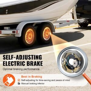 trailer hub drum kits 5 on 45 bc with 10 x 2 14 electric brakes self adjusting trailer brake assembly for 3500 lbs axle 4 hole mounting backing plates for brake system part replacement 1.jpg