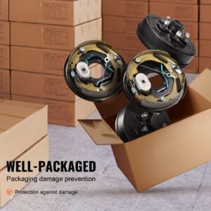trailer hub drum kits 5 on 45 bc with 10 x 2 14 electric brakes self adjusting trailer brake assembly for 3500 lbs axle 4 hole mounting backing plates for brake system part replacement 2.jpg