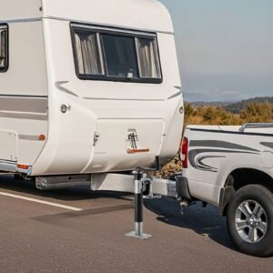 Trailer Jack, 2000 lbs Dynamic Load Capacity, Heavy Duty Swivel Bolt-on Trailer Jack, 10" Lift Trailer Jack Stand with Handle for RV Trailer, Horse Trailer, Utility Trailer, and Yacht Trailer