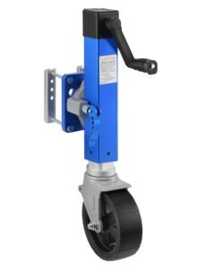 Trailer Jack with Wheel, 1600 lbs Heavy Duty Swivel Boat Trailer Jack PP Single Wheel, 10" Lift, Bolt-on Trailer Tongue Jack with Ergonomic Handle for RV, Boat, Horse Trailer, Utility Trailer