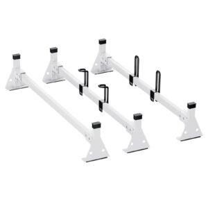 trailer ladder rack 54 3 crossbars ladder roof rack heavy duty steel van roof ladder rack 800 lbs capacity van ladder rack with straps fit for ford transit 150 250 350 2015 2022 3.jpg