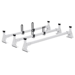 trailer ladder rack 54 3 crossbars ladder roof rack heavy duty steel van roof ladder rack 800 lbs capacity van ladder rack with straps fit for ford transit 150 250 350 2015 2022 4.jpg
