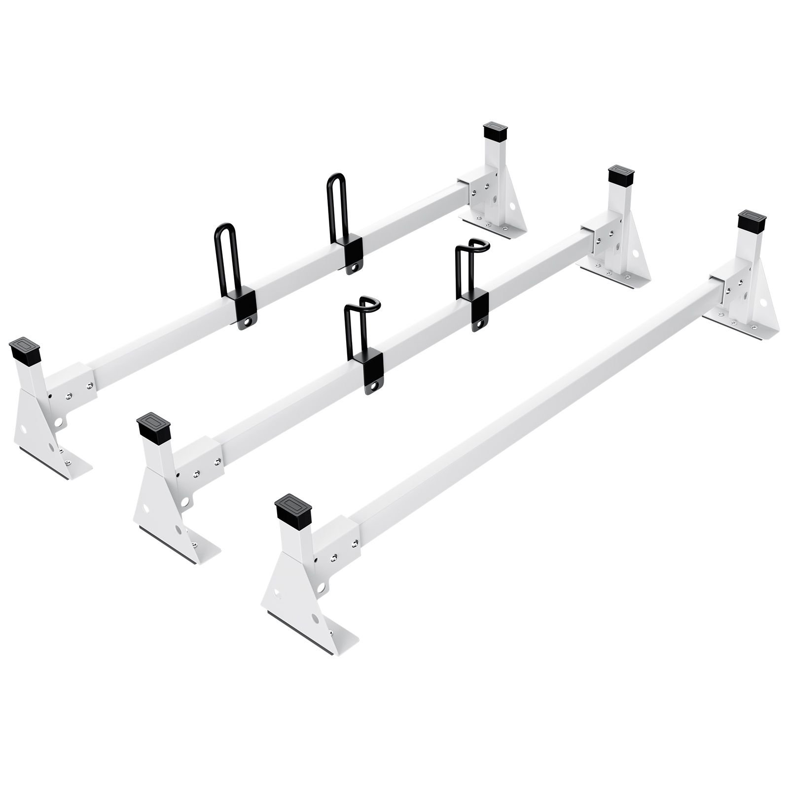 trailer ladder rack 54 3 crossbars ladder roof rack heavy duty steel van roof ladder rack 800 lbs capacity van ladder rack with straps fit for ford transit 150 250 350 2015 2022.jpg