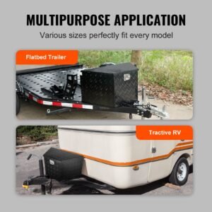 trailer tongue box aluminum alloy diamond plate tongue box tool chest heavy duty trailer box storage with lock and keys utility trailer tongue box for pickup truck rv trailer 33x19x18 5.jpg