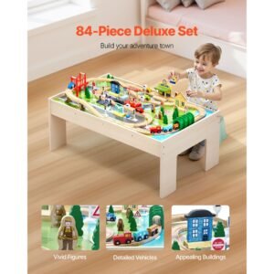 train table 84 multicolor pieces wooden kids activity table with collapsible storage bin 3 in 1 wooden train set for gaming drawing reading eating creative toy set for kids ages 3 2.jpg
