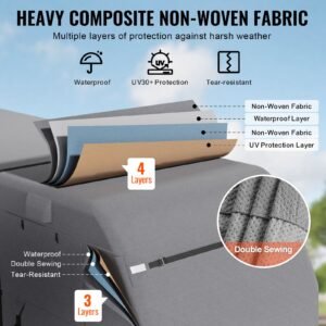 travel trailer cover 30 33 ft rv cover 4 layer non woven fabric camper cover waterproof windproof and rip stop class a rv cover with storage bag repair patches straps and tire covers 2.jpg