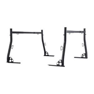 Truck Ladder Rack, 49-73 in Width, Extendable Universal Cargo Rack, Heavy Duty Steel with 800 lbs Static Load Capacity, Ideal for Canoes, Surfboards, Ladders, Lumber, Tents, and Large Cargo
