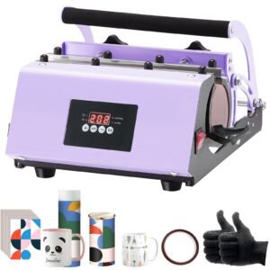 tumbler heat press machine 11 30oz mug press heat up fast and even tumbler press with sublimation paper tape and gloves temp and time setting for sublimation tumblers cups mugs purple 1.jpg