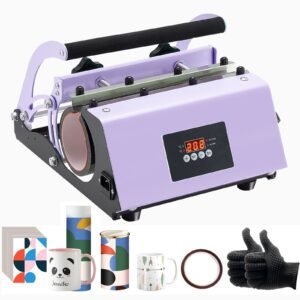 tumbler heat press machine 11 30oz mug press heat up fast and even tumbler press with sublimation paper tape and gloves temp and time setting for sublimation tumblers cups mugs purple 3.jpg