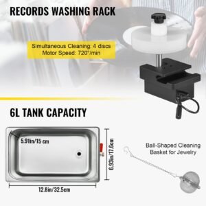 ultrasonic vinyl record cleaner 6l 40khz vinyl ultrasonic cleaning machine knob control record ultrasonic cleaner 4 records vinyl sonic cleaner stainless steel tank with mechanical heater time 5.jpg