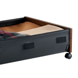 under bed storage with wheels 256 x 181 x 71 inch underbed containers underbed shoes organizer with lockable wheels rolling under the bed storage bins for clothes shoes blankets 2 pack 4.jpg