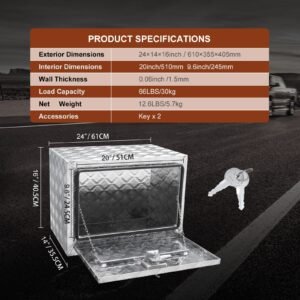 underbody truck box 241416 pickup storage box heavy duty aluminum diamond plate tool box with lock and keys waterproof trailer storage box with t handle latch for truck van trailer 3.jpg