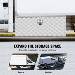 underbody truck box 361416 pickup storage box heavy duty aluminum diamond plate tool box with lock and keys waterproof trailer storage box with t handle latch for truck van trailer 3.jpg
