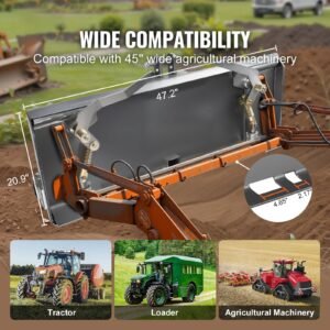 universal 3 point skid steer plate 38 skid steer attachment plate 7000lbs skid steer mount plate steel adapter loader compatible with deere kubota bobcat mahindra skid steers tractors 1.jpg