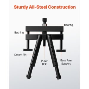 universal cylinder liner puller assembly, used for mack cummins cat on wet liner from 3 7/8 in to 6 1/4 in bore, diesel engine cylinder liner removal tool, replace pt 6400 c, m50010 b, 3376015
