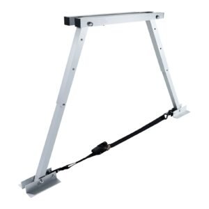 Universal RV Stabilizer, RV Bumper Stabilizer for Trailers, Campers, Fifth Wheel, Compact Foldable Design for Easy Storage, Adjustable Height from 12 inch to 28 inch, Reduces RV Wobble, 1 Pack
