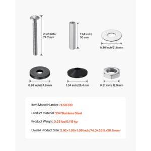 universal toilet seat bolts kit 2pcs metal heavy duty toilet tank bolts stainless steel toilet seat screws replacement kit with long downlock nuts rubber washers gaskets toilet repair screw 3.jpg