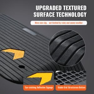 upgraded rubber threshold ramp 35 rise door ramp with 1 channel natural rubber car ramp with non slip textured surface 33069 lbs load capacity curb ramp for wheelchair and scooter 3.jpg