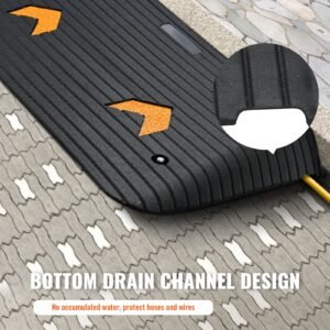 upgraded rubber threshold ramp 35 rise door ramp with 1 channel natural rubber car ramp with non slip textured surface 33069 lbs load capacity curb ramp for wheelchair and scooter 4.jpg