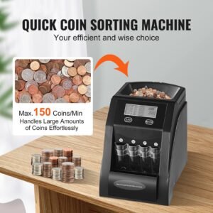 usd coin sorter coin counter machine for 4 kinds of usd coins coin sorter and wrapper machine holds up to 200 coins lcd screen display coin storage included 4 coin tubes and boxes 1.jpg