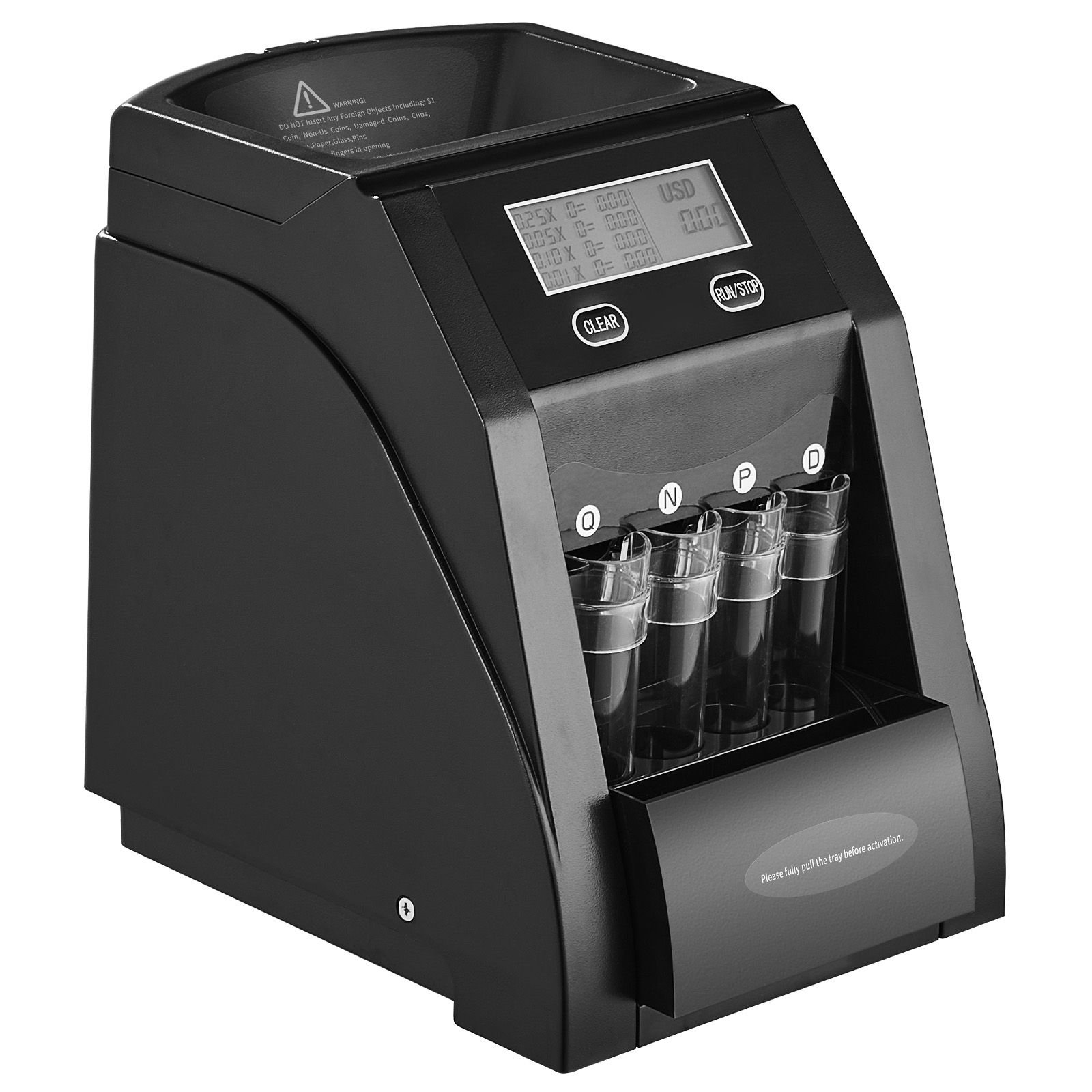usd coin sorter coin counter machine for 4 kinds of usd coins coin sorter and wrapper machine holds up to 200 coins lcd screen display coin storage included 4 coin tubes and boxes.jpg