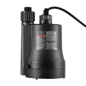 Utility Pump, 1/3 HP, 2450 GPH High Flow, 30 ft Head, Sump Pump Submersible Water Pump Portable Utility Pump with 10 ft Long Power Cord for Draining Water from Swimming Pool Garden Pond Basement