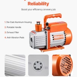 vacuum pump 4 cfm hvac single stage rotary vane vacuum pump for r134a r22 r410a systems auto ac vacuum pump kit with oil bottle for automotive air conditioner maintenance resin degassing 4.jpg
